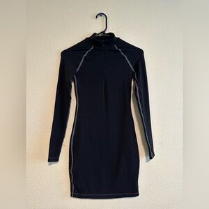 Tna 2xs mini long sleeve mini athletic dress